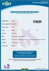 FBR Taxpayer Registration