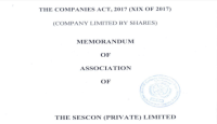 Memorandum of Association